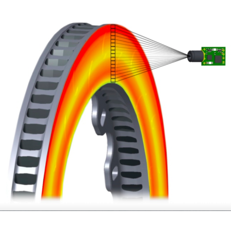 Инфракрасный датчик температуры тормозных дисков Izze-Racing (PCB)